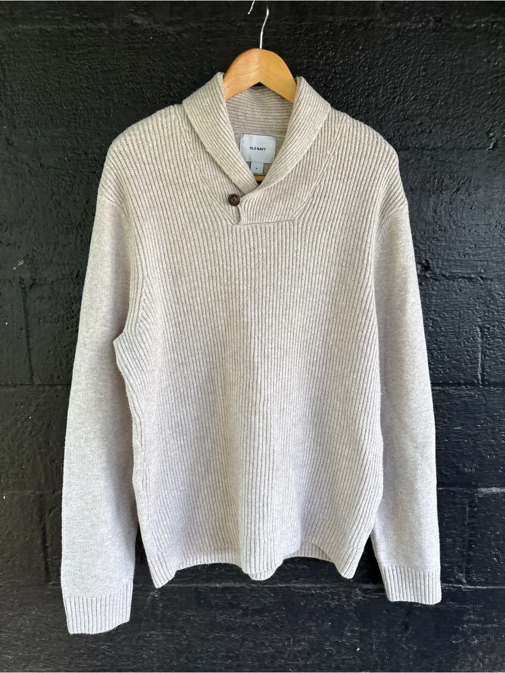 Old Navy Men's Turtleneck Pullover Sweater - Light Beige